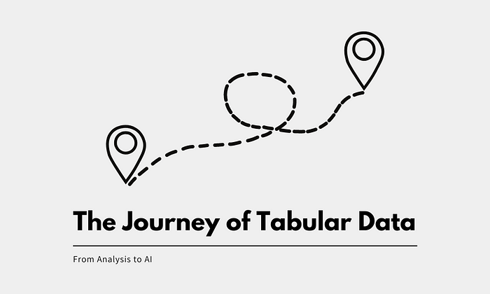 The Evolution of Tabular Data: From Analysis to AI